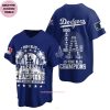 2024 NLCS National League Champions Los Angeles Dodgers Baseball Jersey – Navy