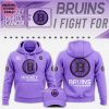 Boston Bruins NHL Hockey Fights Cancer Hoodie Long Pant Cap