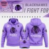 Chicago Blackhawks Hockey Fights Cancer Hoodie Long Pant Cap