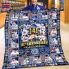 Los Angeles Dodgers 141st Anniversary 1883-2024 Thank You For The Memories Fleece Blanket, Quilt