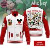 Mickey Mouse Just Waiting For Mickey Mas Custom Name Baseball Jacket