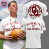 Head Coach Brent Venables x Oklahoma Sooners football Limited Edition White 3D T-Shirt