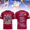 South Carolina State Bulldogs Cricket Celebration Bowl 2024 Red 3D T-Shirt