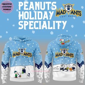 Fort Wayne Mad Ants NBA x Peanuts & Snoopy Holiday Hoodie Long Pants Cap