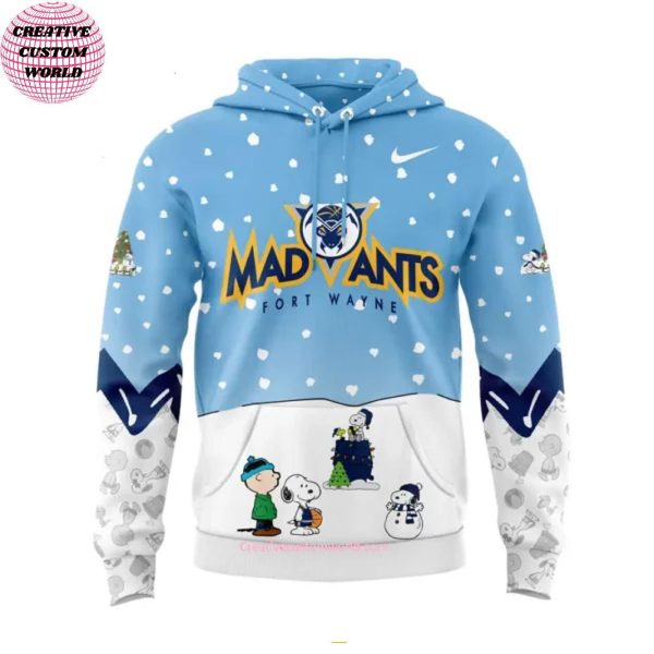 Fort Wayne Mad Ants NBA x Peanuts & Snoopy Holiday Hoodie Long Pants Cap