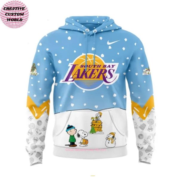 South Bay Lakers NBA x Peanuts & Snoopy Holiday Hoodie Long Pants Cap