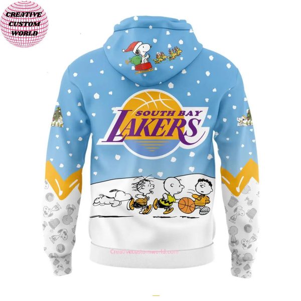 South Bay Lakers NBA x Peanuts & Snoopy Holiday Hoodie Long Pants Cap