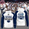 Penn State Nittany Lions 2024 NCAA Division Women’s Volleyball National Champions White Navy Hoodie Long Pants Cap