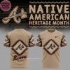Atlanta Braves x Native American Heritage Month For Fans Limited 3D T-Shirt