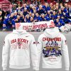 USA Hockey IIHF World Junior Champions 2025 Limited Edition White Hoodie