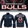Birmingham Bulls Hockey SPHL 2025 Special New Navy Baseball Jacket
