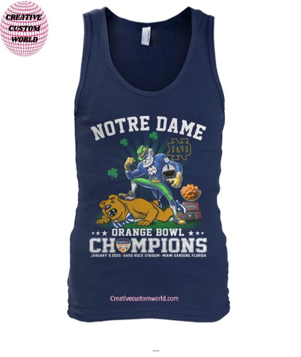 Notre Dame Fighting Irish Football Orange Bowl Champions 2025 Special New T-Shirt