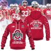 Ohio State Buckeyes Playoff Semifinal Goodyear Cotton Bowl 2025 Champions Red Hoodie