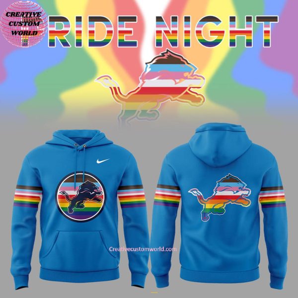 Detroit Lions x PRIDE NIGHT For Fans Limited Edition Hoodie Longpants Cap