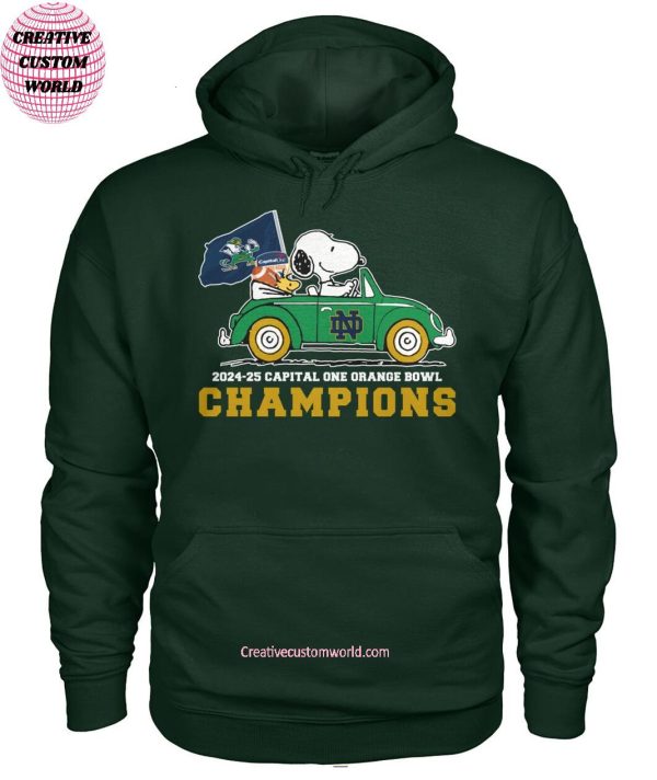 Notre Dame Fighting Irish 2024-25 Capital One Orange Bowl Champions T-Shirt