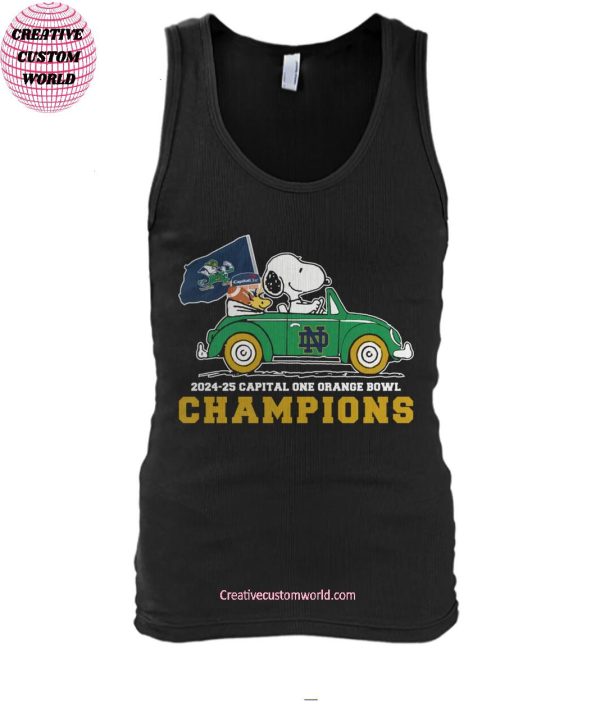 Notre Dame Fighting Irish 2024-25 Capital One Orange Bowl Champions T-Shirt