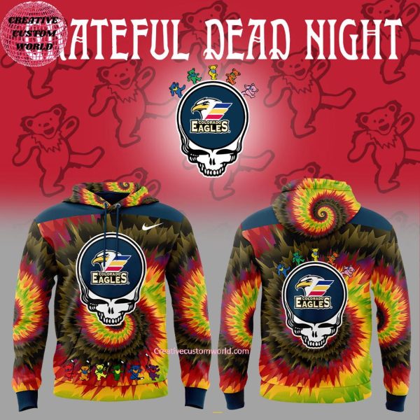 Colorado Eagles x Grateful Dead Night For Fans Special New Hoodie Longpants