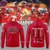 Ohio State Buckeyes Football 2024 CFP National Champions 34 – 23 Special New Hoodie – Red